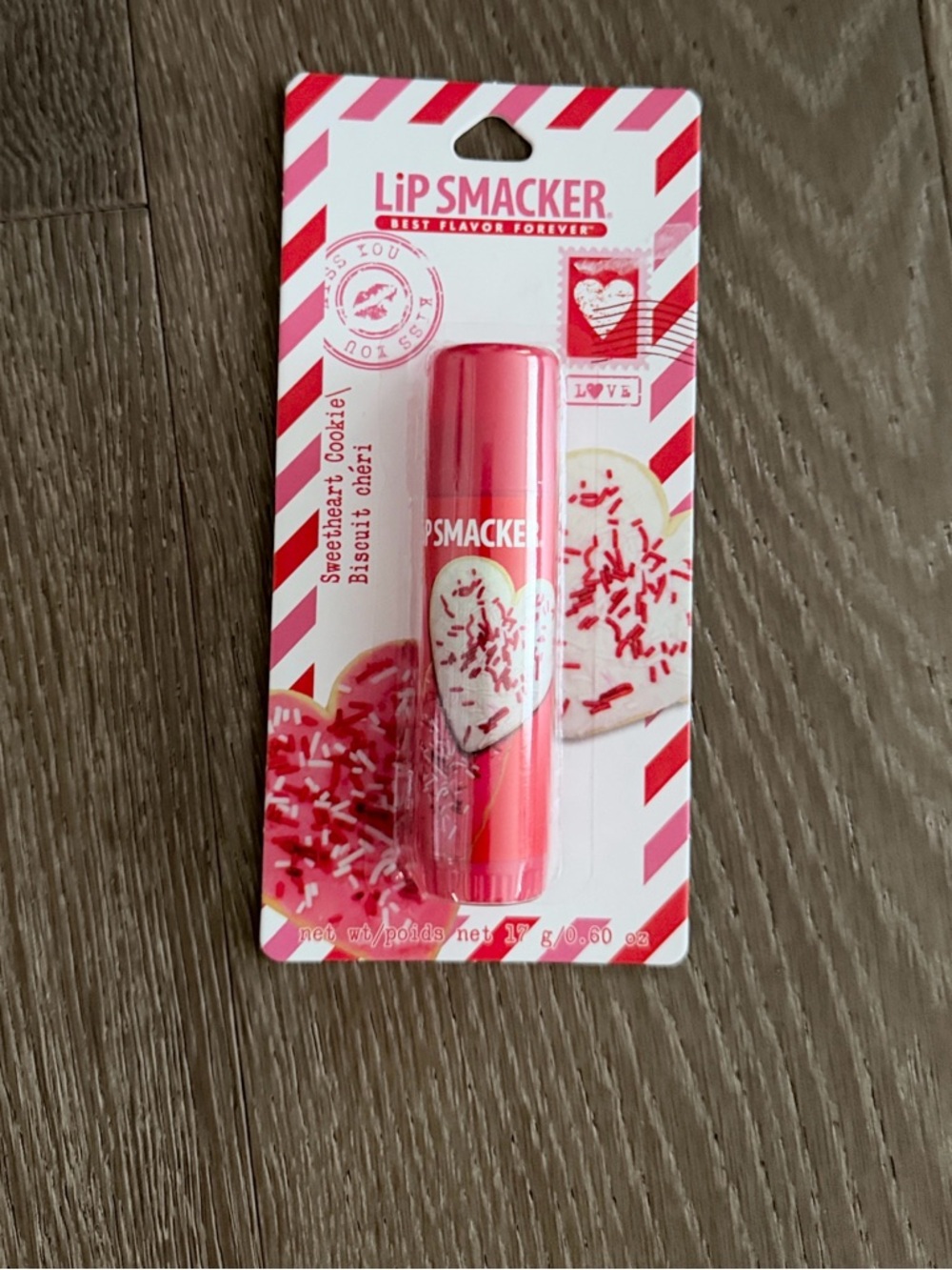 Lip Smacker Biggy Lip Balm. Sweetheart Cookie. Size:.60 oz.